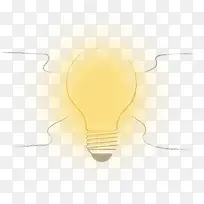 发光灯泡手绘