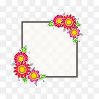 矢量卡通边框