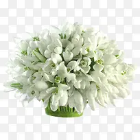 白色花束素材