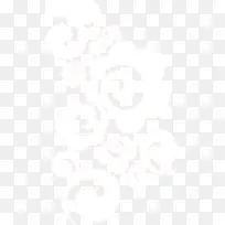 白色花纹装饰图案