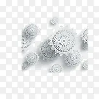 矢量立体雕花