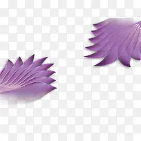 紫色重叠花瓣