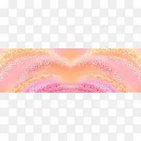 时尚花纹炫酷花瓣弧形背景banner