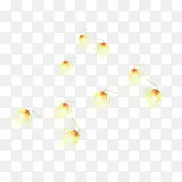 花瓣漂浮