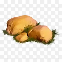 手绘石头