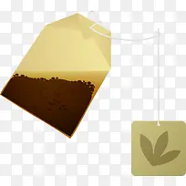 矢量手绘茶叶