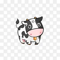 卡通版的小奶牛