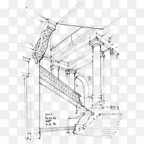 手绘建筑