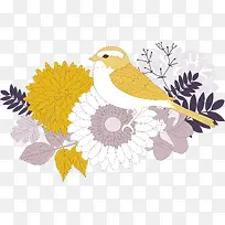 手绘花鸟