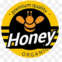 蜜蜂蜂蜜装饰标签