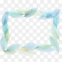 叶子边框