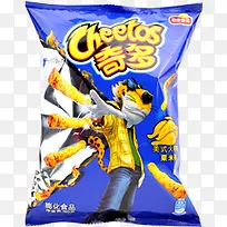 奇多蓝色零食食物包装