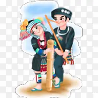 中国56个民族图标