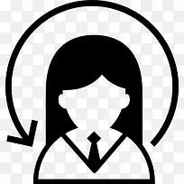 女人图标