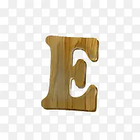 木纹字母e