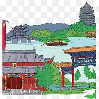 矢量油画