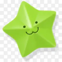 绿色五角星表情