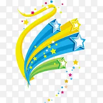 扁平卡通素材合成元素五角星
