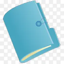 文件文件夹蓝色文件纸文档文件夹