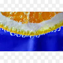 柑橘边缘水嫩多汁