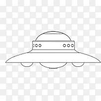 简笔画ufo