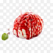 草莓大脑蛋糕
