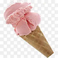 夏日草莓味冰淇淋