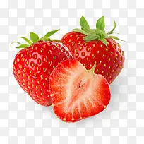 高清摄影红色的新鲜草莓