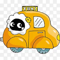 黄色车