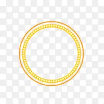 黄色圆圈素材