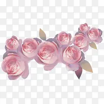 粉色玫瑰婚庆素材