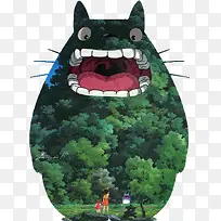 森林龙猫元素