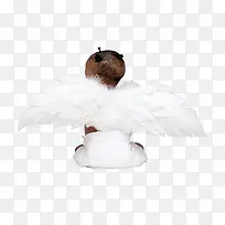 白色翅膀 婴儿 baby