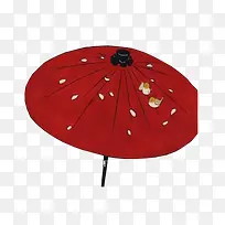 红色雨伞图片素材
