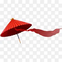 红色雨伞素材