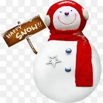 高清创意可爱造型雪人