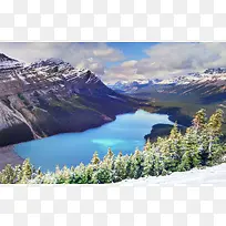 野外大气宁静风景