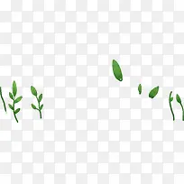 创意扁平风格手绘植物造型