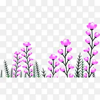 紫色精美花朵风景
