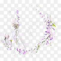 紫藤花瀑布