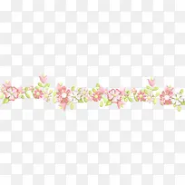 粉色小花花带