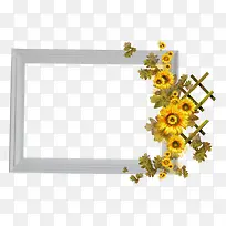 花卉边框背景素材ps花卉边框素材