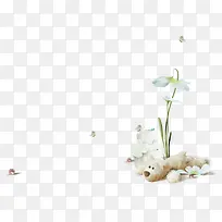 创意花卉图片花卉边框矢量素材