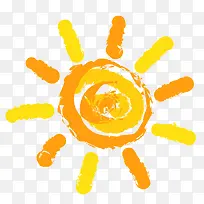 太阳黄色太阳卡通萌版太阳