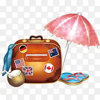 旅行时的用品