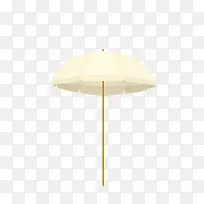 黄色的遮阳伞
