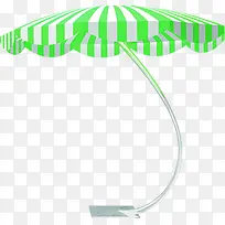 绿色卡通遮阳伞