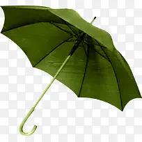 绿色雨伞