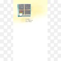 原创窗前唯美手机壁纸