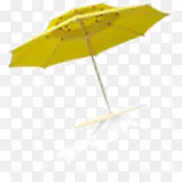 一把黄色的雨伞